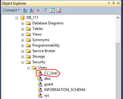 SQL Server Management Studio 2014 Object Explorer